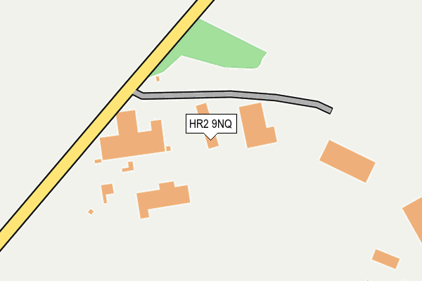 HR2 9NQ map - OS OpenMap – Local (Ordnance Survey)