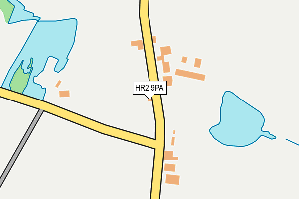 HR2 9PA map - OS OpenMap – Local (Ordnance Survey)
