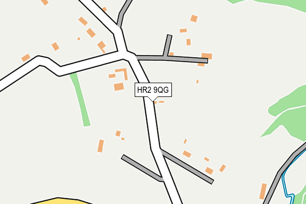 HR2 9QG map - OS OpenMap – Local (Ordnance Survey)