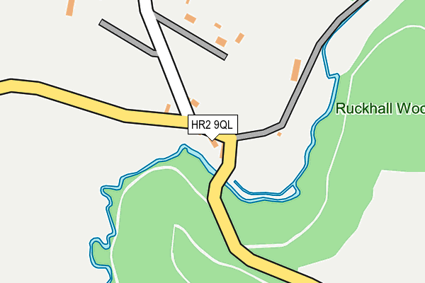 HR2 9QL map - OS OpenMap – Local (Ordnance Survey)