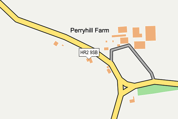 HR2 9SB map - OS OpenMap – Local (Ordnance Survey)