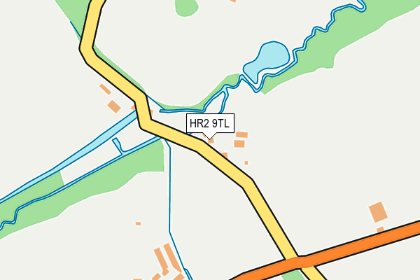 HR2 9TL map - OS OpenMap – Local (Ordnance Survey)