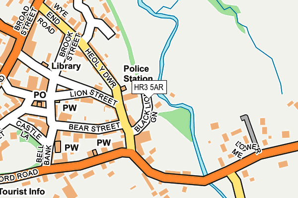 HR3 5AR map - OS OpenMap – Local (Ordnance Survey)