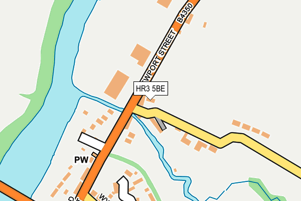 HR3 5BE map - OS OpenMap – Local (Ordnance Survey)