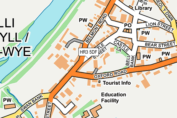 Map of HAY CINEMA BOOKSHOP LIMITED at local scale