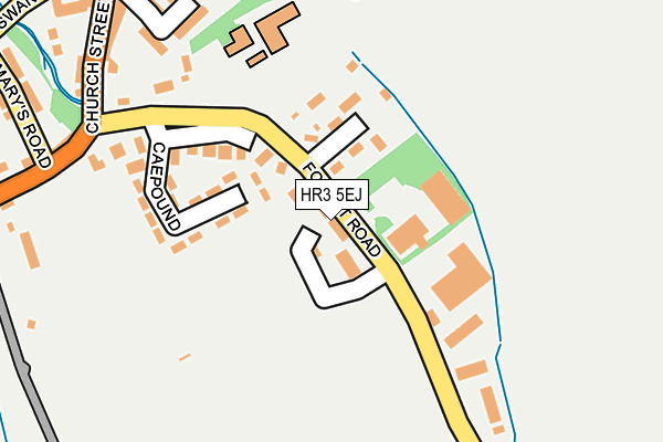 HR3 5EJ map - OS OpenMap – Local (Ordnance Survey)