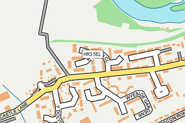 HR3 5EL map - OS OpenMap – Local (Ordnance Survey)
