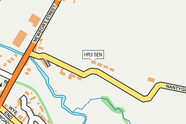 HR3 5EN map - OS OpenMap – Local (Ordnance Survey)