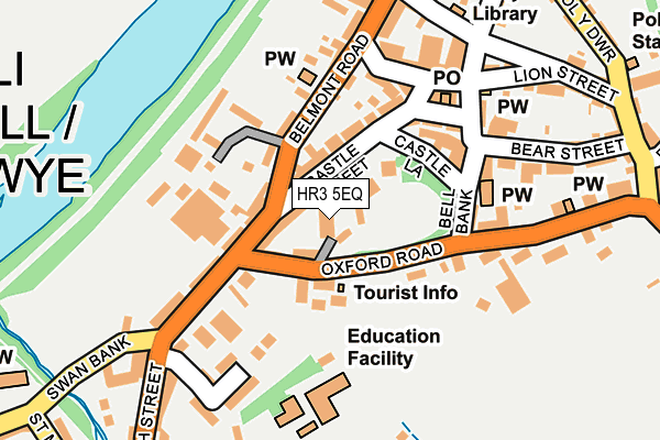 HR3 5EQ map - OS OpenMap – Local (Ordnance Survey)