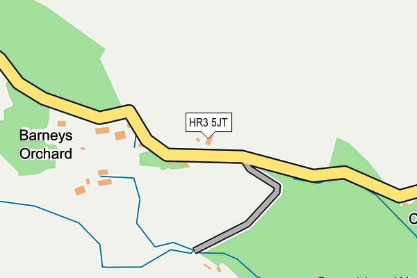 HR3 5JT map - OS OpenMap – Local (Ordnance Survey)