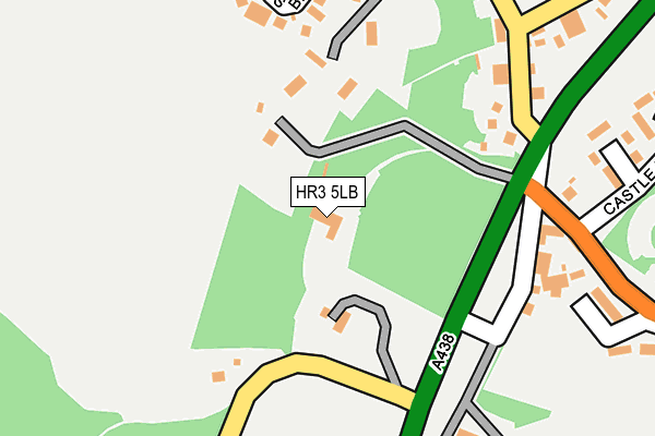 HR3 5LB map - OS OpenMap – Local (Ordnance Survey)