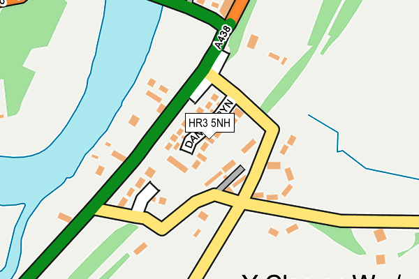 HR3 5NH map - OS OpenMap – Local (Ordnance Survey)