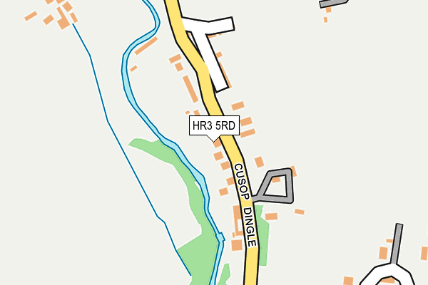 HR3 5RD map - OS OpenMap – Local (Ordnance Survey)