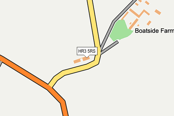 HR3 5RS map - OS OpenMap – Local (Ordnance Survey)