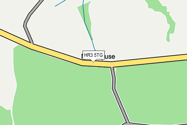 HR3 5TG map - OS OpenMap – Local (Ordnance Survey)