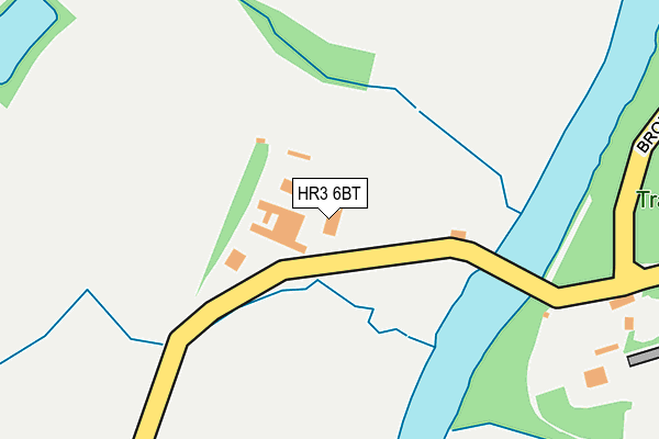 HR3 6BT map - OS OpenMap – Local (Ordnance Survey)