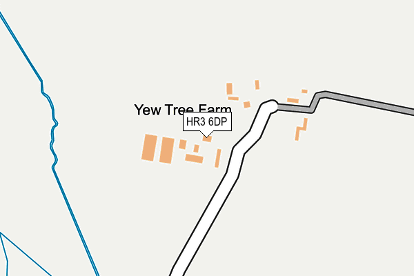 HR3 6DP map - OS OpenMap – Local (Ordnance Survey)