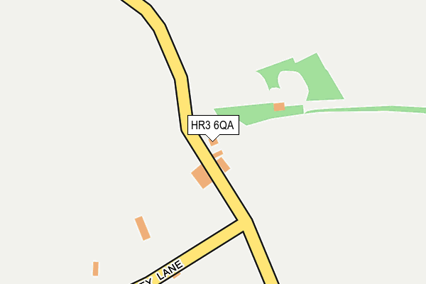 HR3 6QA map - OS OpenMap – Local (Ordnance Survey)