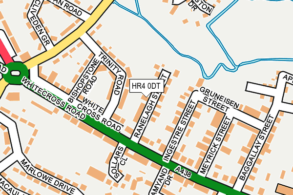 HR4 0DT map - OS OpenMap – Local (Ordnance Survey)