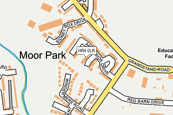 HR4 0LR map - OS OpenMap – Local (Ordnance Survey)