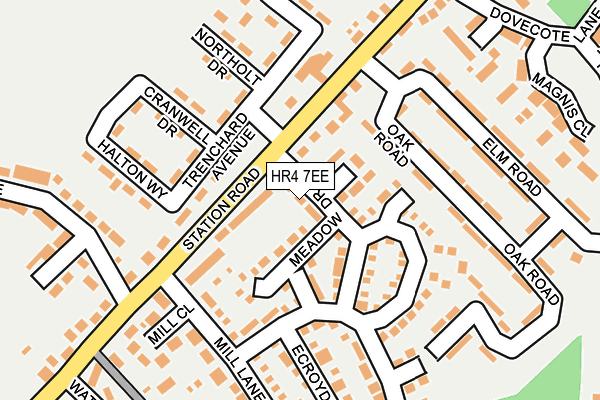 HR4 7EE map - OS OpenMap – Local (Ordnance Survey)