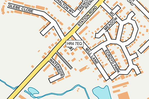 HR4 7EQ map - OS OpenMap – Local (Ordnance Survey)