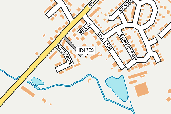 HR4 7ES map - OS OpenMap – Local (Ordnance Survey)