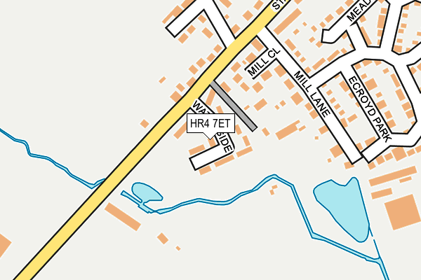 HR4 7ET map - OS OpenMap – Local (Ordnance Survey)