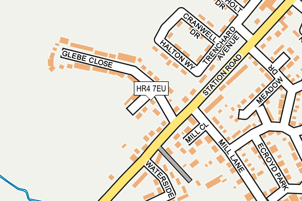 HR4 7EU map - OS OpenMap – Local (Ordnance Survey)