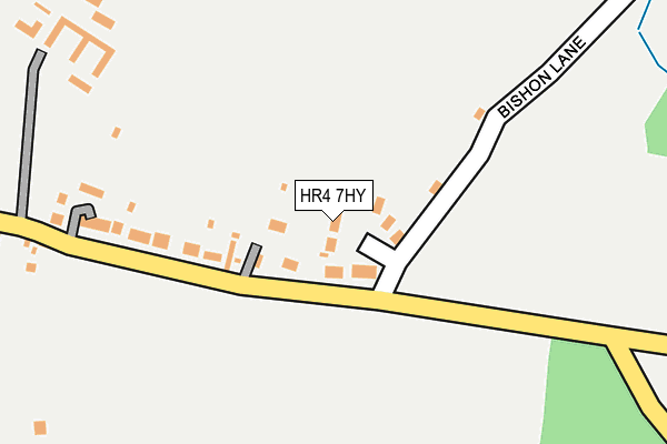 HR4 7HY map - OS OpenMap – Local (Ordnance Survey)