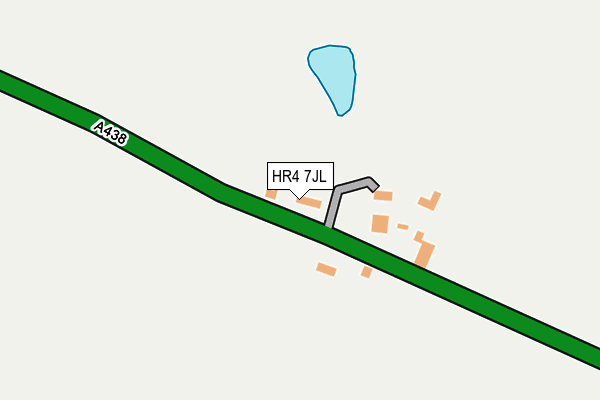 HR4 7JL map - OS OpenMap – Local (Ordnance Survey)