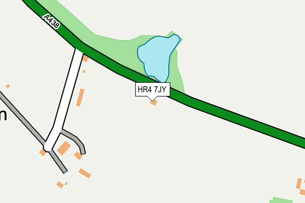 HR4 7JY map - OS OpenMap – Local (Ordnance Survey)