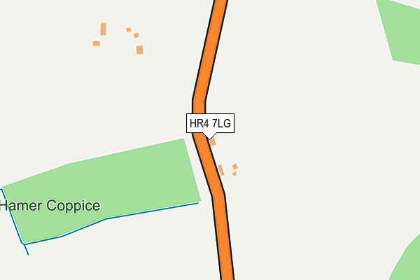 HR4 7LG map - OS OpenMap – Local (Ordnance Survey)