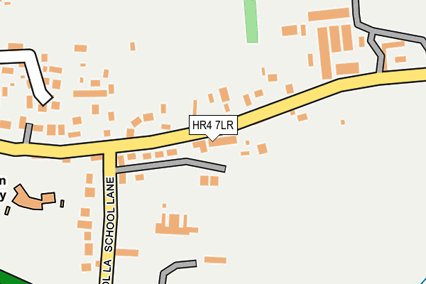 HR4 7LR map - OS OpenMap – Local (Ordnance Survey)