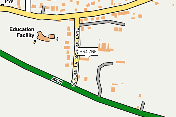 HR4 7NF map - OS OpenMap – Local (Ordnance Survey)