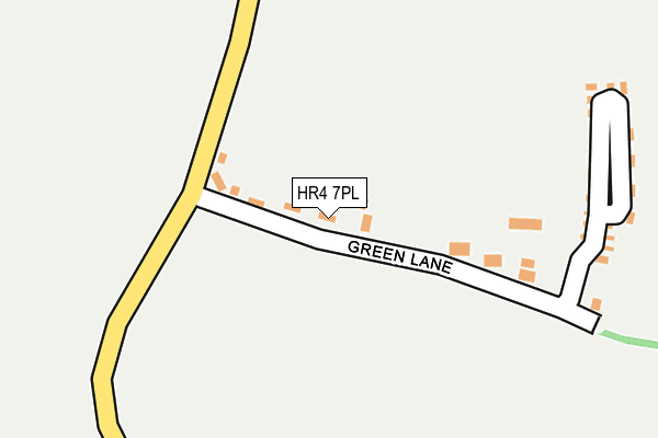HR4 7PL map - OS OpenMap – Local (Ordnance Survey)