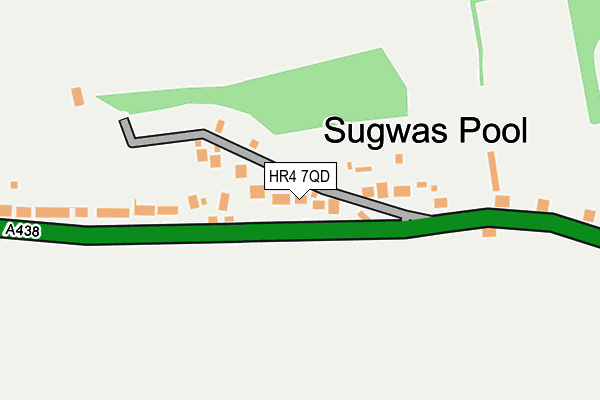 HR4 7QD map - OS OpenMap – Local (Ordnance Survey)