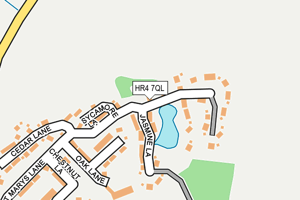 HR4 7QL map - OS OpenMap – Local (Ordnance Survey)