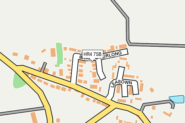 HR4 7SB map - OS OpenMap – Local (Ordnance Survey)