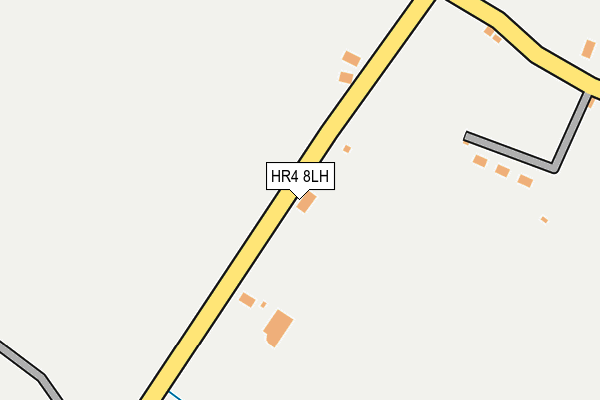HR4 8LH map - OS OpenMap – Local (Ordnance Survey)