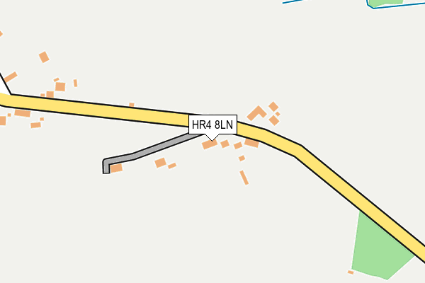HR4 8LN map - OS OpenMap – Local (Ordnance Survey)