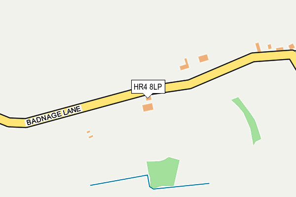 HR4 8LP map - OS OpenMap – Local (Ordnance Survey)