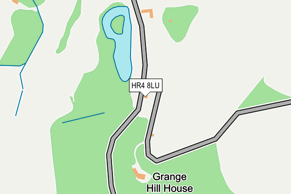 HR4 8LU map - OS OpenMap – Local (Ordnance Survey)