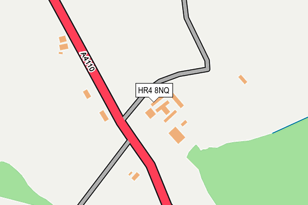 HR4 8NQ map - OS OpenMap – Local (Ordnance Survey)
