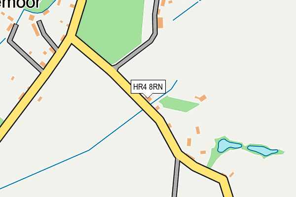 HR4 8RN map - OS OpenMap – Local (Ordnance Survey)