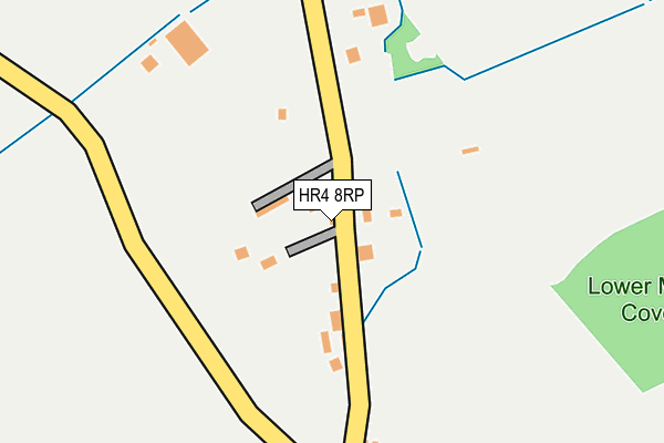 HR4 8RP map - OS OpenMap – Local (Ordnance Survey)