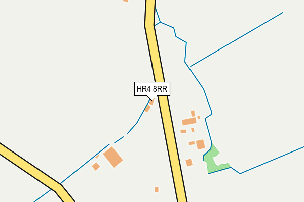 HR4 8RR map - OS OpenMap – Local (Ordnance Survey)