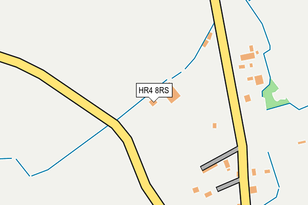 HR4 8RS map - OS OpenMap – Local (Ordnance Survey)