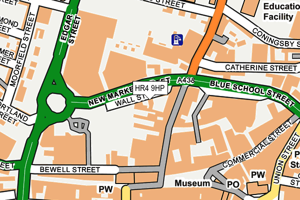 HR4 9HP map - OS OpenMap – Local (Ordnance Survey)