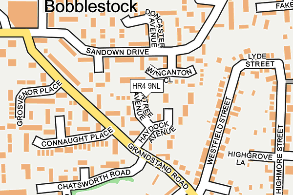 HR4 9NL map - OS OpenMap – Local (Ordnance Survey)